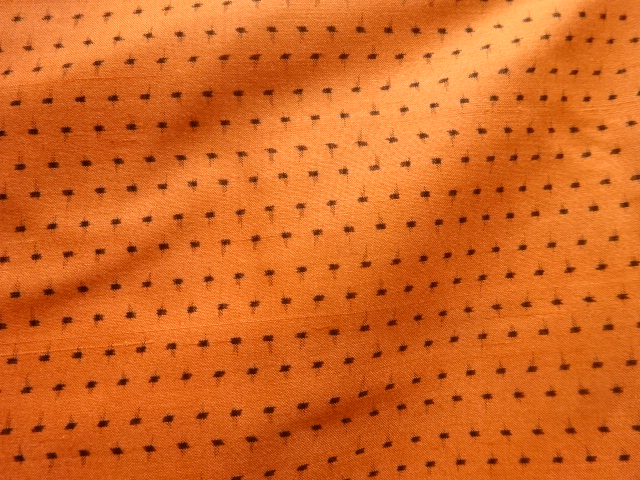 JAPANESE KIMONO / ANTIQUE KIMONO / SILK / MEISEN / WOVEN ABSTRACT